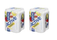 Безалкогольное пиво Lech Free ароматизированный активный личи 8 x 500ml может 2x 4pack