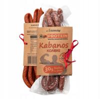 KABANOSY proteinowe WYSOKOBIAŁKOWE KOŃSKIE KONINA z konia HIGH PROTEIN 250g