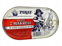 FILETY Z MAKRELI W SOSIE Pirat 0,16 kg