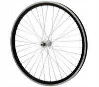 Велосипедное колесо спереди 28 дюймов передний алюминиевый обод конический усиленный черный