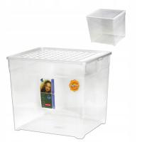 Pudełko z pokrywą Curver Textile 33l przezroczyste