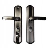 KLAMKA DO DRZWI ZEWNĘTRZNYCH CHIŃSKICH PRAWA WYSOKI SZYLD OKRĄGŁY blister