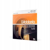 D'Addario EJ10 struny gitary akustycznej 10-47