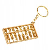 Śliczny wykwintny brelok z liczydłem metalowy przenośny liczydło QD