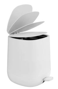 Ванная комната мусорная корзина элегантный белый 5L WENKO
