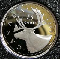 25 CENT KANADA 2009 KARIBU PROOF SREBRO 925 PROOF