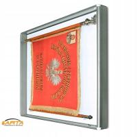 Витрина для Знамени GSZ 100x100x10cm серебряная