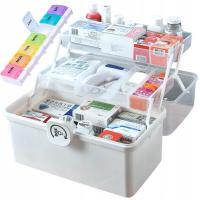 ОРГАНАЙЗЕР, КОРОБКА, ДЛЯ, ЛЕКАРСТВ,, КОРОБКА, ДЛЯ, ЛЕКАРСТВ,, 2, УРОВНЯ,, БЛОКИРОВКА, ОТ, ДЕТЕЙ