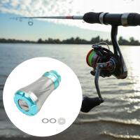 Wystrój gałki wędkarskiej Ergonomiczny wszechstronny sprzęt wędkarski Sprzęt Srebrny i niebieski