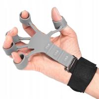 Finger Gripper Przyrząd do Ćwiczenia Palców Dłoni Poprawa Siły Chwytu Szary