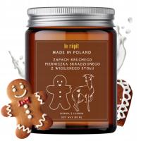 Świeca zapachowa Le répit HAND MADE o zapachu PIERNIK Z LUKREM 180ml.