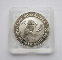 AUSTRALIA 1 $ 1993 KOOKABURRA UNCJA SREBRO