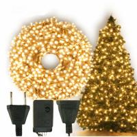 LAMPKI CHOINKOWE ŚWIATEŁKA ZEWNĘTRZNE WEWNĘTRZNE 500 LED CIEPŁY BIAŁY MOCNE