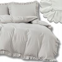 Постельное белье с оборками 200X220 2 наволочки комплект постельного белья с оборками