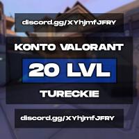 KONTO VALORANT TURECKIE | 20LVL | SMURF | FA | AUTOMATYCZNA WYSYŁKA 24/7