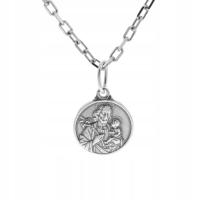 Медальон святого Иосифа окисленное серебро