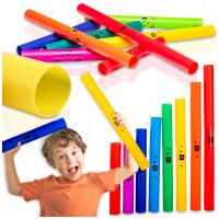 BUM RURKI ZESTAW DIATONICZNY KOLOROWE RURKI TUBE-8 DLA DZIECI