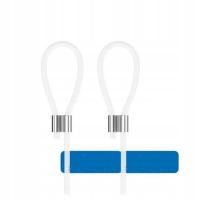 2 x linka wystawiennicza przezroczysta z pętelką 3 m - do podwieszania