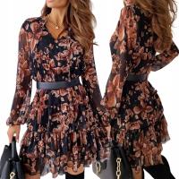 NewStyleD sukienka koktajlowa szyfonowa midi