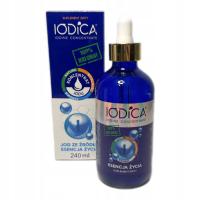 JOD + pipeta Naturalny koncentrat jodu Krople Suplement diety IODICA 240 ml