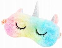 Повязка маска для сна на глаза в самолет unicorn