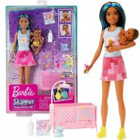 Lalka Barbie Mattel Skipper Babysitters opiekunka i bobas HJY34