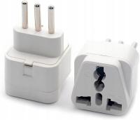 2X ADAPTER EU do TYP L WŁOCHY WTYCZKA WŁOSKA ITALIA