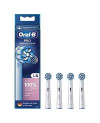 4X ORYGINALNE końcówki do szczoteczki Oral-B PRO SENSITIVE CLEAN