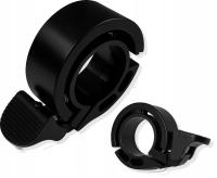 Manualny dzwonek rowerowy aluminiowy CZARNY (ZR06)