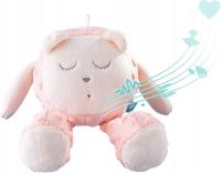 Miś Szumiś różowy maskotka biały szum 25cm Myhummy