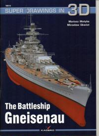 Немецкий линкор Gneisenau-Kagero 3D