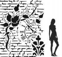 Szablon malarski tynkarski MAXX5 250×200 cm XXL Beton architektoniczny Tynk