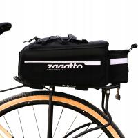 Torba rowerowa sakwa na rower na bagażnik pojemna czarna kufer ZAGATTO