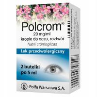 Polcrom лекарство глазные капли от аллергии 2 x 5 мл