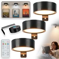3X LAMPA LED MAGNETYCZNA BEZPRZEWODOWA KLINKIET ŚCIENNA DO OBRAZÓW PILOT