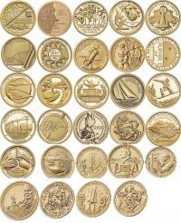 1 dolar USA (2018 - 2025) - American Innovation komplet 29 monet Mennica P