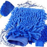 Rękawica dwustronna do mycia polerowania lakieru samochodu auta 25x18cm