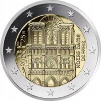 2 euro Francja Katedra Notre Dame 2025