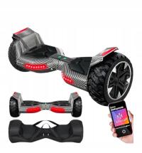 Deskorolka elektryczna dwukołowa 8,5'' Hoverboard z głośnikiem KESSER 800W