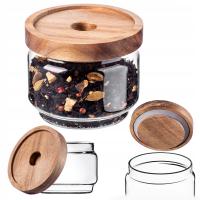 POJEMNIK NA ŻYWNOŚĆ SZKLANY PRZYPRAWY SYPKIE ZIOŁA Z POKRYWKĄ SŁOIK 250ml