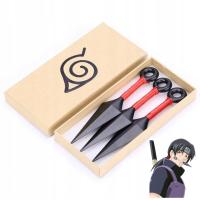 НАРУТО КУНАЙ 3 ШТ. ИТАЧИ КАКАШИ САСКЕ АКАЦУКИ КИНЖАЛЫ КОСПЛЕЙ ИГРУШКА