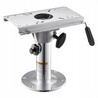 VEVOR Siedzisko do łodzi ze stopu aluminium z regulacją wysokości 34-49 CM z prowadnicami