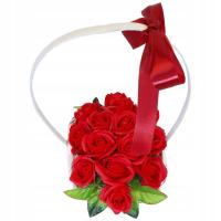Красивый букет корзина с красными мыльными розами ароматный идеальный подарок