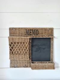 Organizer Rattanowy z Tablicą MEMO Hampton Rattan