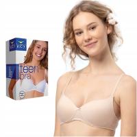 Key Biustonosz dla nastolatki bez fiszbin gładki beżowy TBM 120