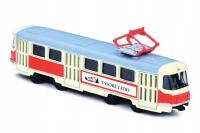 METALOWY TRAMWAJ RETRO 16 CM WYSOKOŚCI TATRY