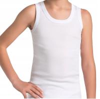 Podkoszulek dziecięcy biały bawełna rozmiar 92-158