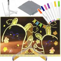 TABLICA LED MAGICZNA PODSWIETLANA DO RYSOWANIA SWIECĄCA DLA DZIECI ZABAWKA