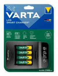 LADOWARKA Varta LCD SMART CHARGER+ 57674 + 4x 2100