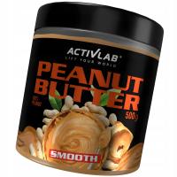 MASŁO ORZECHOWE 100% PEANUT BUTTER ACTIVLAB SMOOTH KREM BIAŁKO BŁONNIK 500g